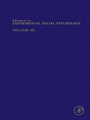 cover image of Advances in Experimental Social Psychology